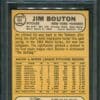 Authentic 1968 Topps #562 Jim Bouton PSA 7 Baseball Card