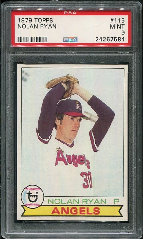 Authentic 1979 Topps #115 Nolan Ryan PSA 9 Baseball Card
