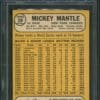 Authentic 1968 Topps #280 Mickey Mantle PSA 5 Baseball Card