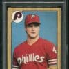 1987 Topps #499 Bruce Ruffin Rookie Cup PSA 9 Baseball Card