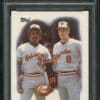 1988 Topps #51 Orioles Leaders Eddie Murray/Cal Ripken, Jr. PSA 9 Baseball Card