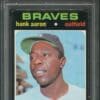 Authentic 1971 Topps #400 Hank Aaron PSA 6 Baseball Card