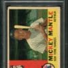 Authentic 1960 Topps #350 Mickey Mantle PSA 1.5 Baseball Card