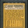 Authentic 1968 Topps #352 Jackie Hernandez PSA 8 Baseball Card