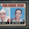 Authentic 1968 Topps #247 Johnny Bench Rookie Baseball Card