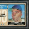 Authentic 1968 Topps #364 Joe Morgan All Star PSA 9 Baseball Card