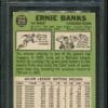 Authentic 1967 Topps #215 Ernie Banks PSA 5 Baseball Card