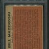 Authentic 1962 Topps #391 Bill Mazeroski PSA 7 Baseball Card