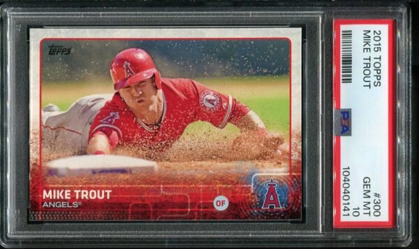 2015 Topps #300 Mike Trout PSA 10 Baseball Card