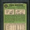 Authentic 1967 Topps #456 Phil Niekro PSA 7 Baseball Card