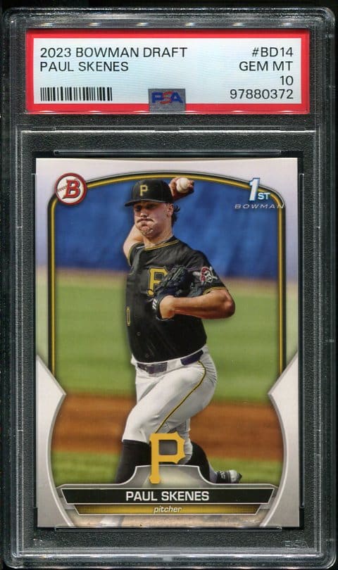 2023 Bowman Draft #BD14 Paul Skenes RC PSA 10 (97880372)