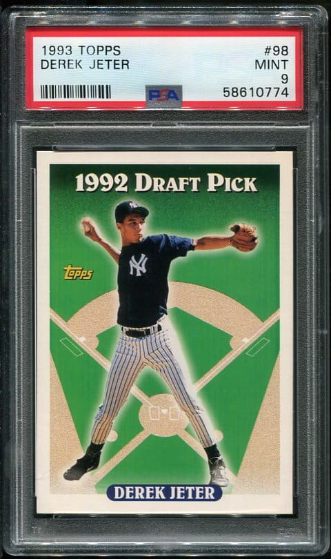 1993 Topps #98 Derek Jeter RC PSA 9 HOF (58610774)