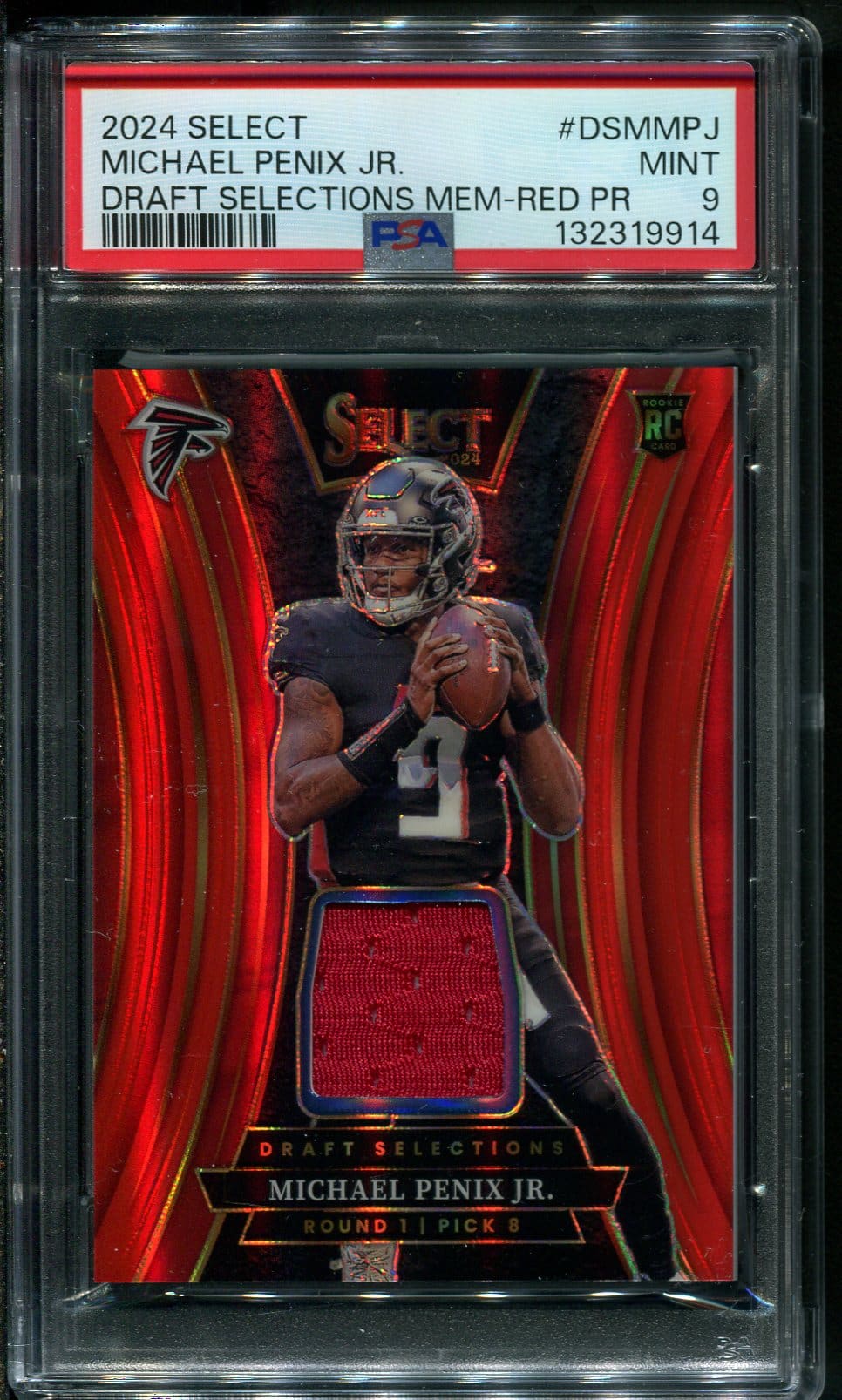 Mina Select様 2024 Panini Select Draft Selections Memorabilia Red Prizm #DSMMPJ
