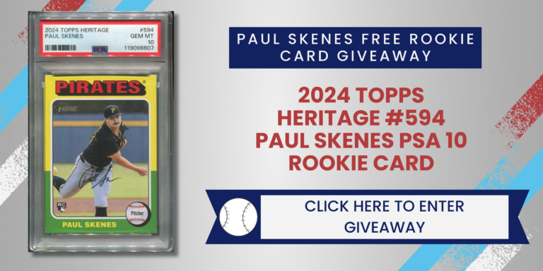 Paul Skenes Rookie Card Giveaway