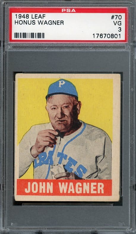 honus wagner graded card 1948 Leaf #70 PSA 3 HOF (17670801) T206 Honus Wagner: The World's